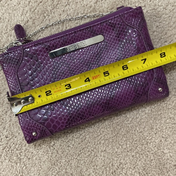 Jennifer Lopez wallet purple :) women’s wallet clutch beautiful - Picture 12 of 12